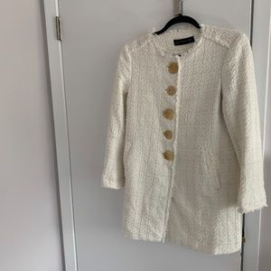 Zara Long Tweed Blazer